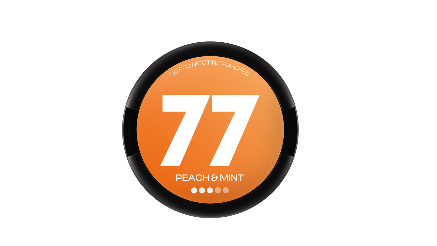 77 PEACH & MINT 13MG