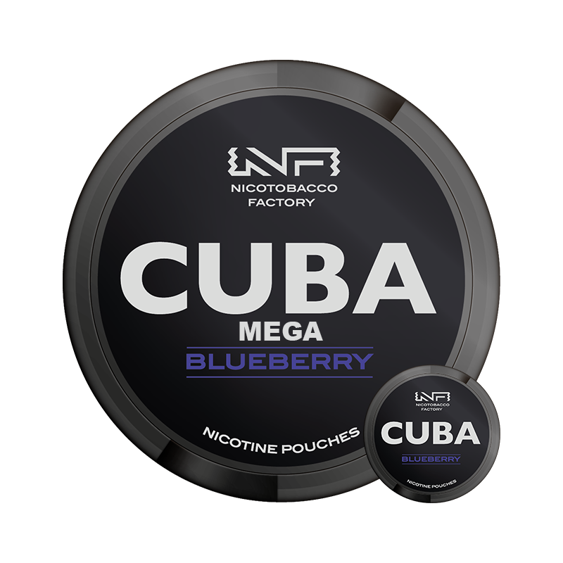 CUBA MEGA CAN BLACK BLUEBERRY 66MG