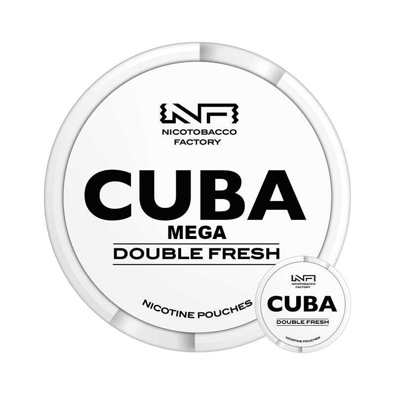 CUBA MEGA CAN WHITE DOUBLE FRESH 16MG