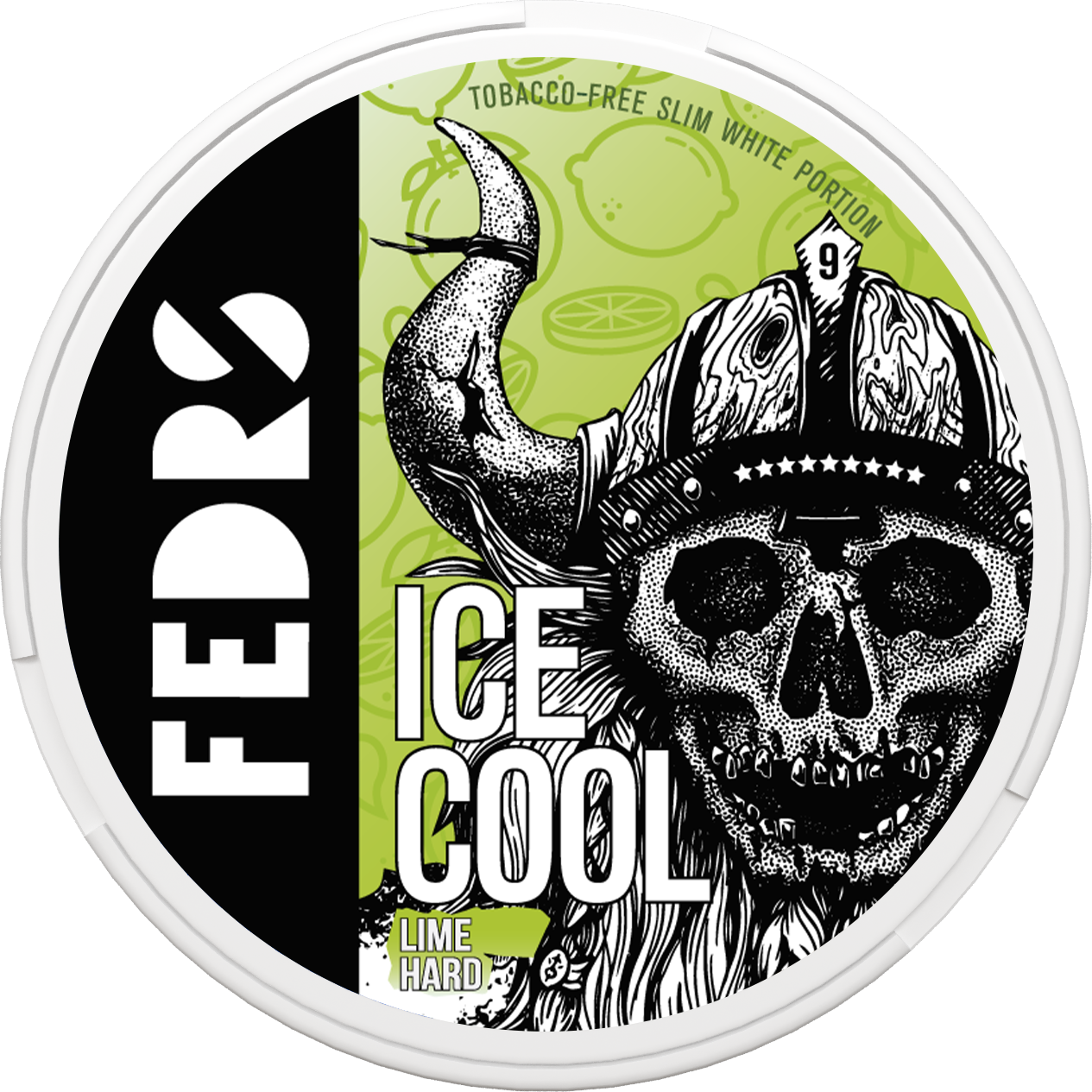 FEDRS ICE COOL HARD LIME 65MG/G