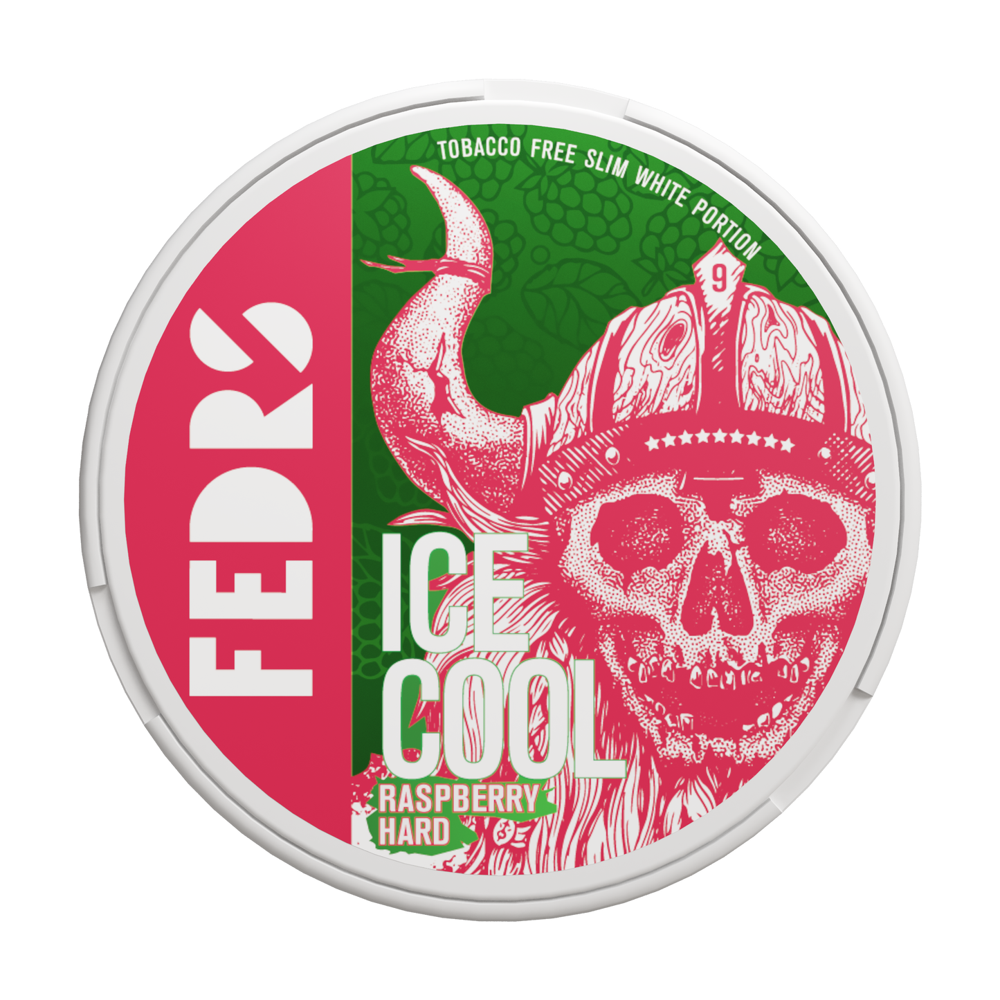 FEDRS ICECOOL HARD RASPBERRY 65MG/G