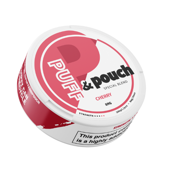 PUFF & POUCH CHERRY 16MG