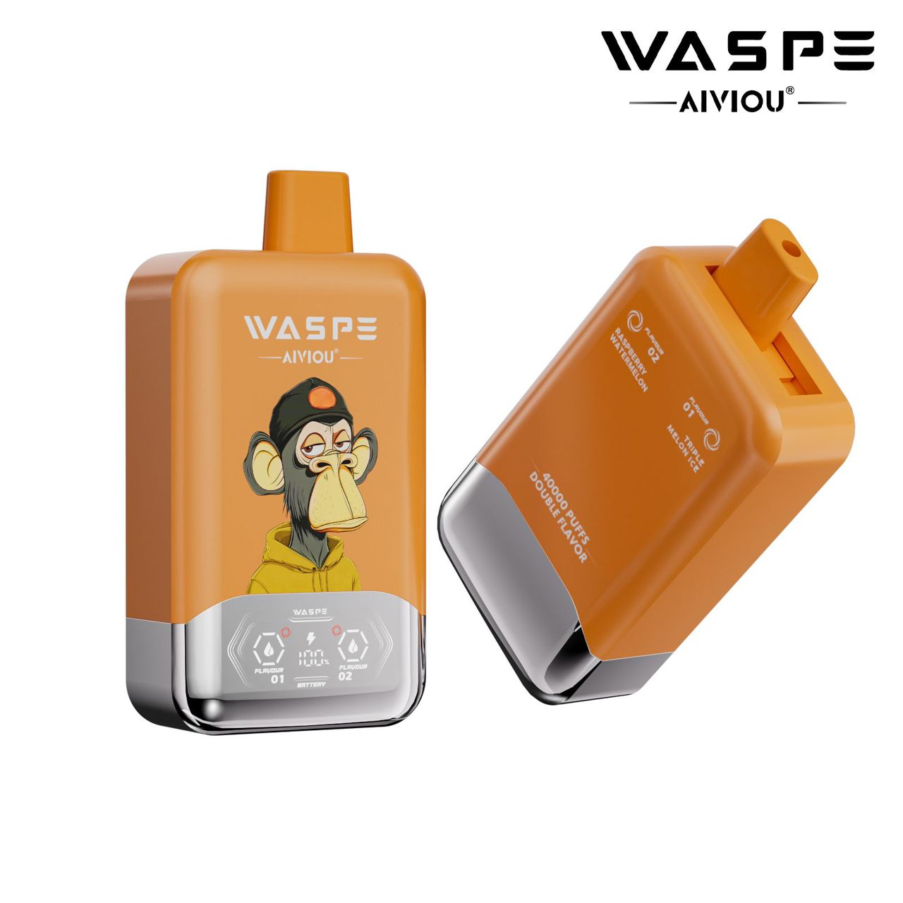WASPE 40K TRIPLE MELON ICE / RASPBERRY WATERMELON