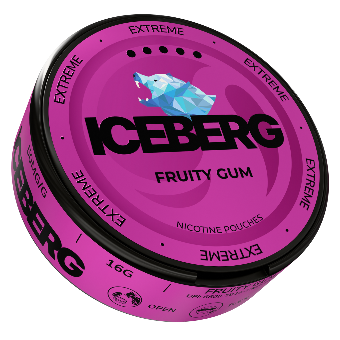 ICEBERG FRUITY GUM 40MG