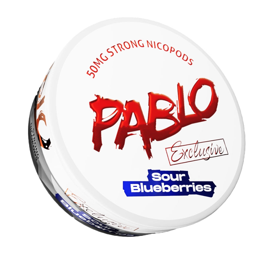 PABLO EXCLUSIVE SOUR BLUEBERRIES 50MG