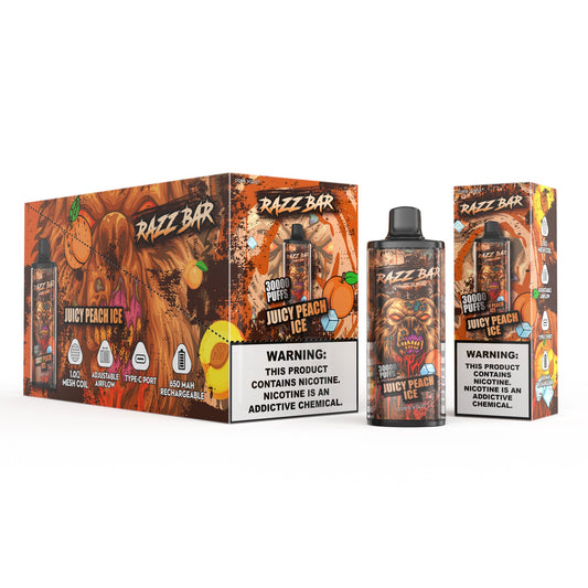 RAZZBAR 30K JUICY PEACH ICE