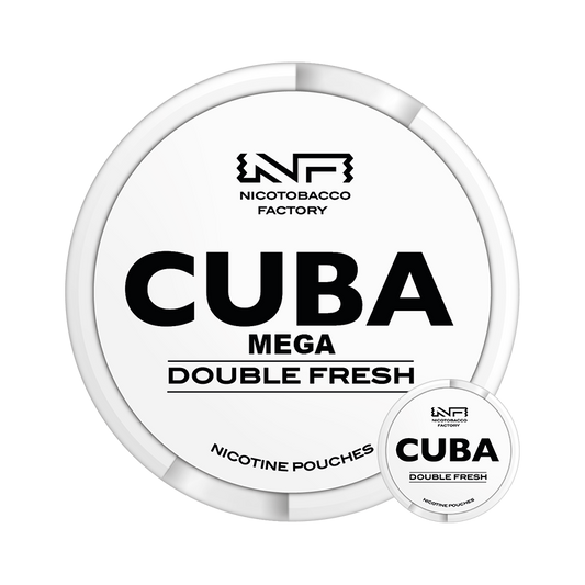 CUBA MEGA CAN WHITE DOUBLE FRESH 16MG