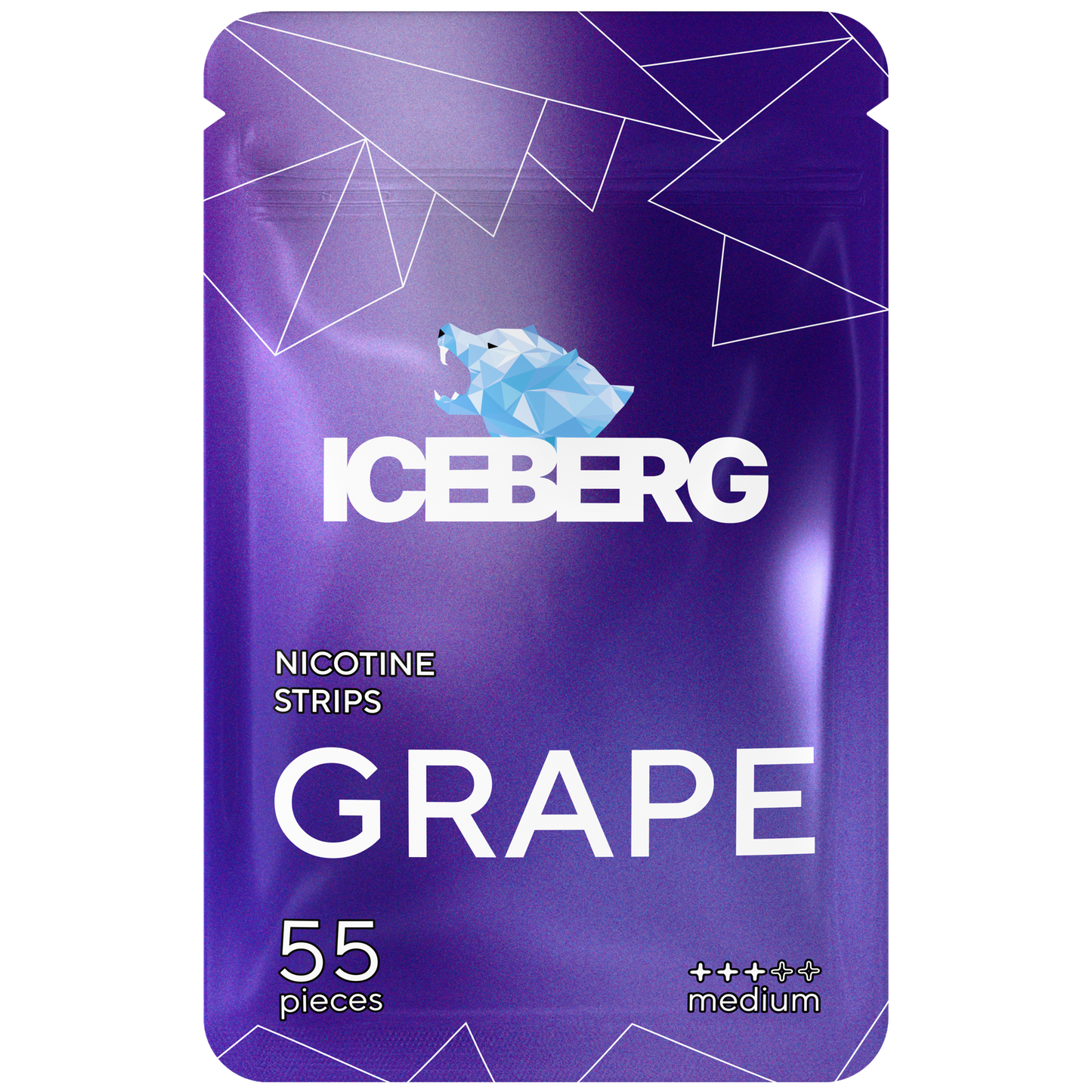 ICEBERG NICOTINE STRIPS GRAPE 12.8MG/STRIP