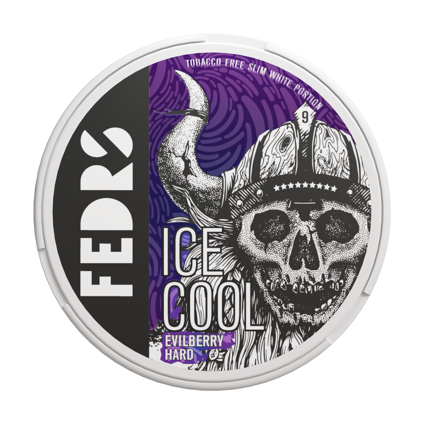 FEDRS ICE COOL HARD EVILBERRY 65MG/G