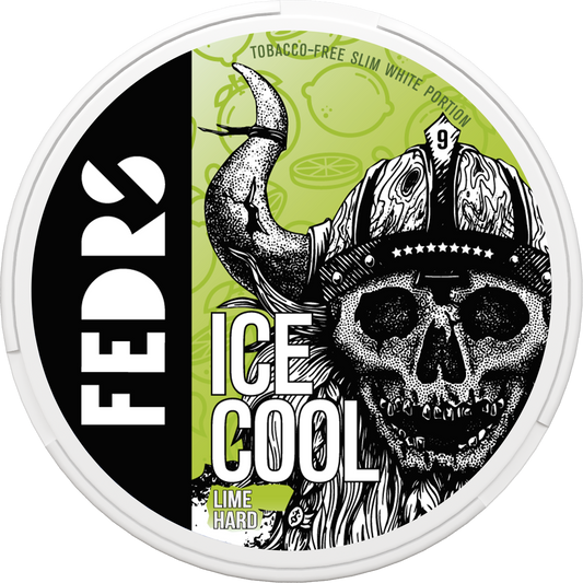 FEDRS ICE COOL HARD LIME 65MG/G