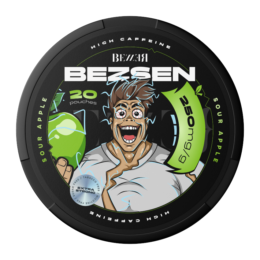 BEZSEN SOUR APPLE 250MG CAFFEINE