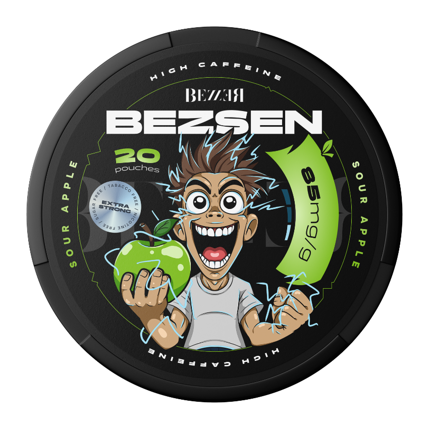 BEZSEN SOUR APPLE 85MG CAFFEINE