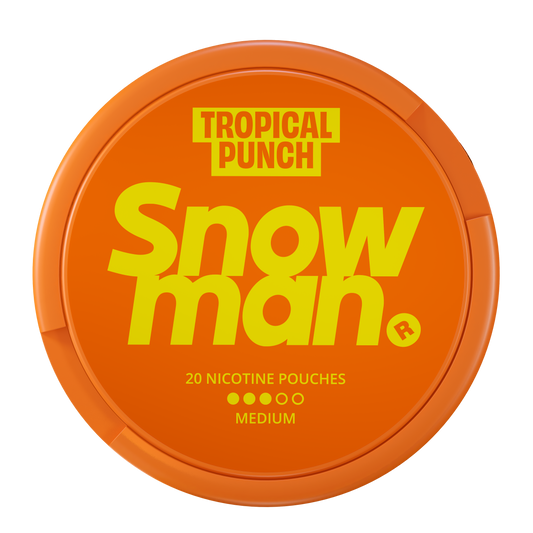 SNOWMAN TROPICAL PUNCH STRONG 9MG