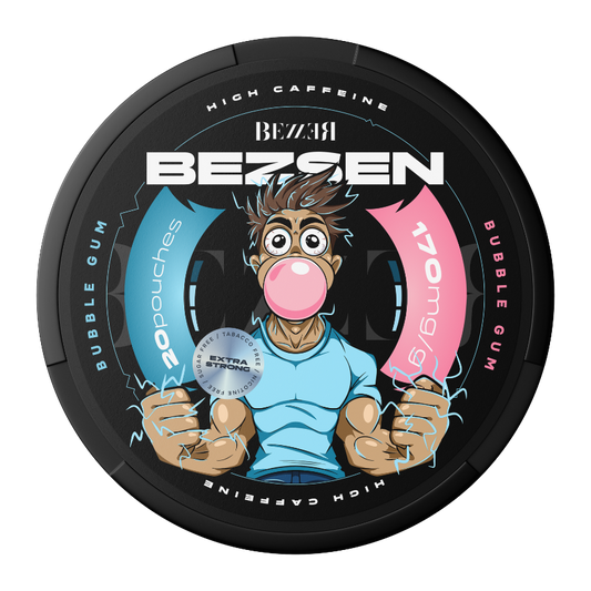 BEZSEN BUBBLE GUM 170MG CAFFEINE