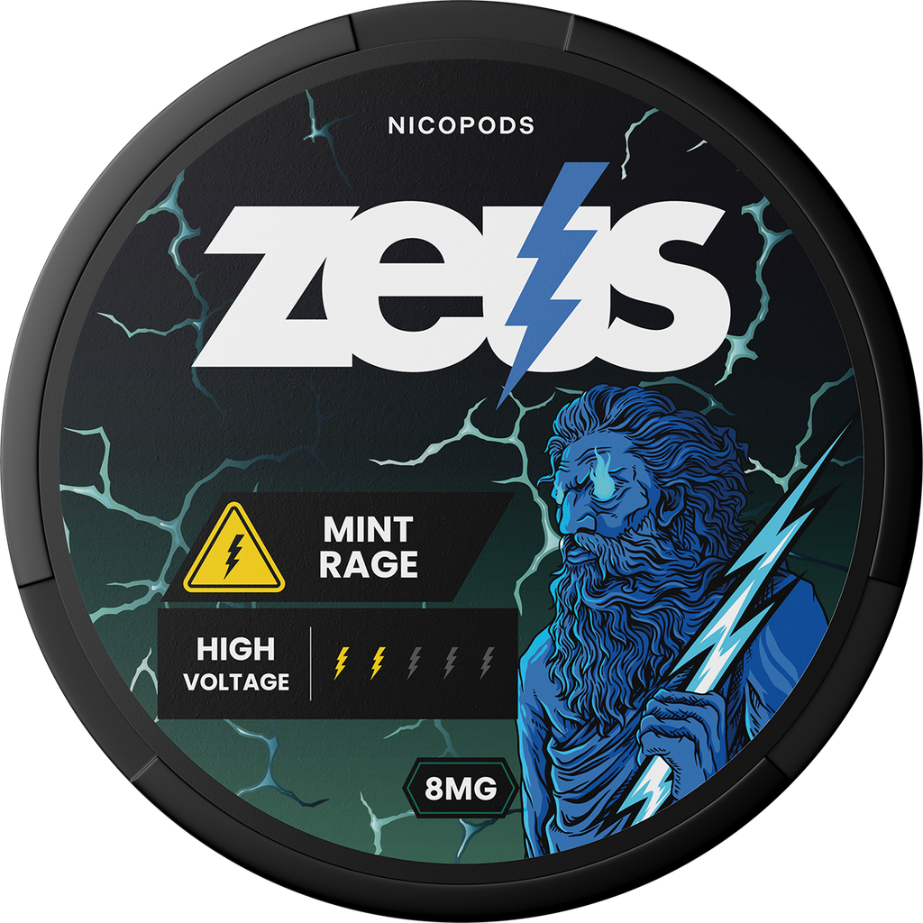 ZEUS MINT RAGE LIGHT - SnusMart
