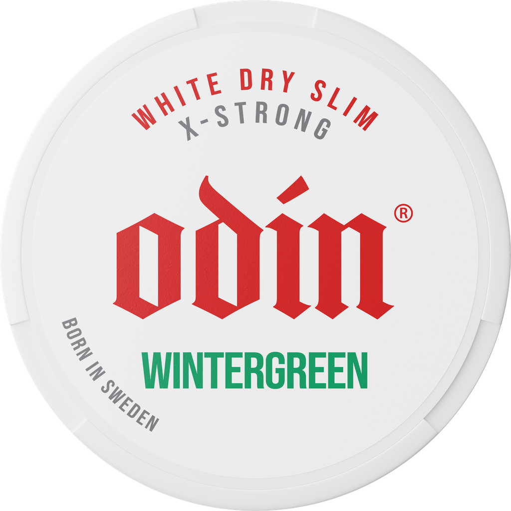 ODIN WHITE DRY SLIM WINTERGREEN X-STRONG 35MG
