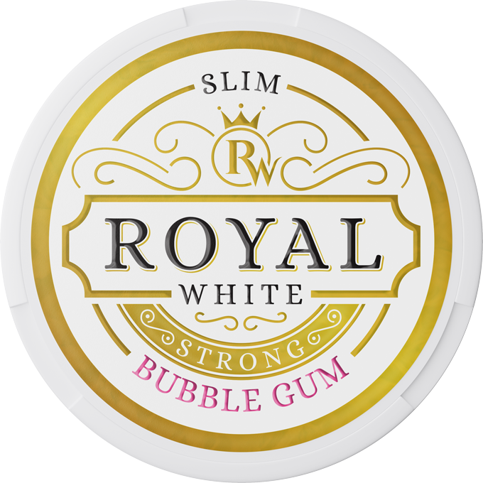 ROYAL WHITE BUBBLE GUM STRONG 16.5MG