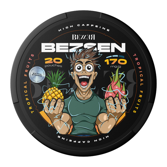 BEZSEN TROPICAL FRUITS 170MG CAFFEINE