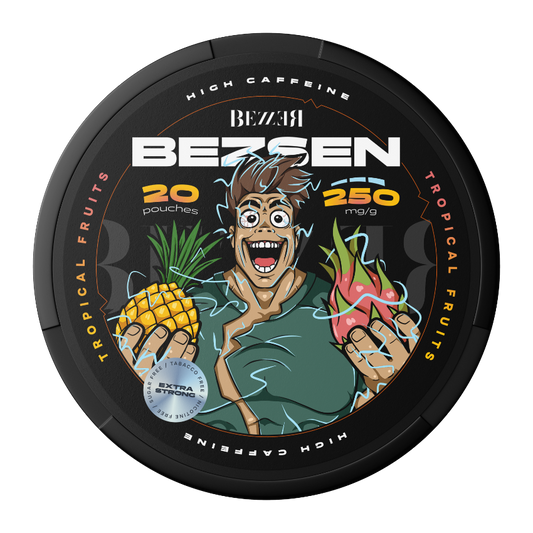 BEZSEN TROPICAL FRUITS 250MG CAFFEINE